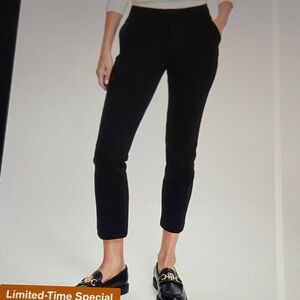 Tommy Hilfiger Black Straight-Leg Pants